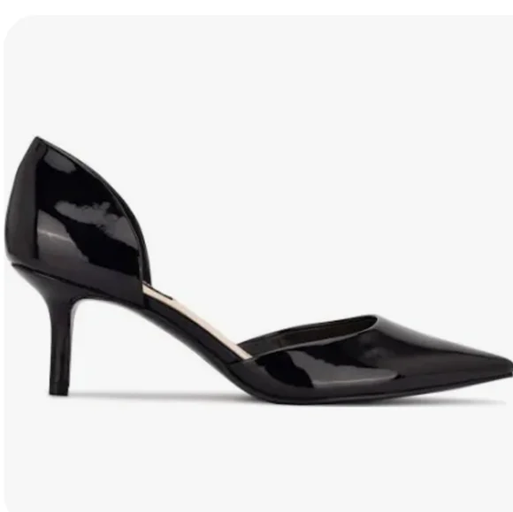 Nine West Arive Pointy Toe Pumps Black 7 - Picture 2 of 9